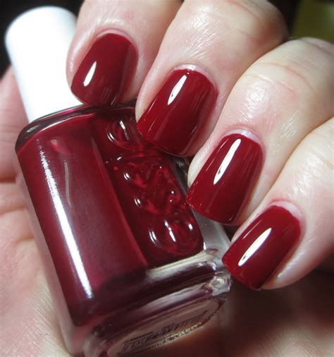 best essie red polish|dark red nail polish reviews.